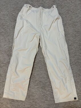 Stormtech Men's White Snow/Golf Shell Pants - Lightweight Waterproof NWOT